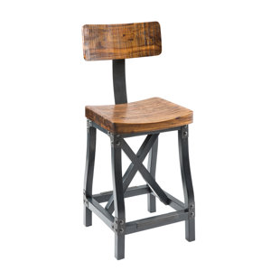 TRENT AUSTIN DESIGN® Lympsham Solid Wood Bar & Counter Stool
