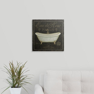 HOUSE OF HAMPTON® Luxury Bath Bain De Luxe II by Daphne Brissonnet Graphic Art