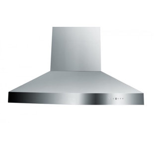 ZLINE 36" 700 CFM Ducted Island Range Hood in Brushed Stainless Steel