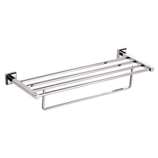 KUBE BATH Aqua Nuon Metal Towel Rack with Towel Bar