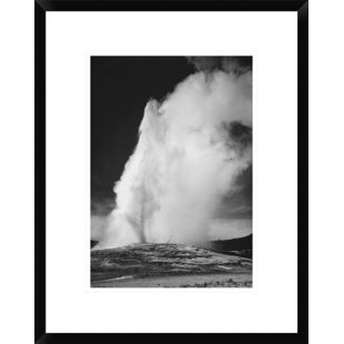 VAULT W ARTWORK " Photograph Of Old Faithful Geyser Erupting In Yellowstone National Park, CA. 1941-1942 " by Ansel Adams