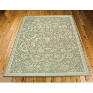 CANORA GREY Copiague Hand-Tufted Green Area Rug