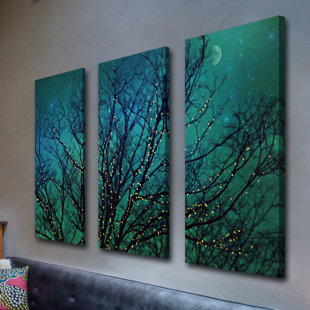 MARMONT HILL " Magical Night Triptych " 3 - Pieces