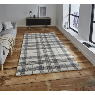 GRACIE OAKS Wellness area rug Machine Woven Rectangle Cream/Grey