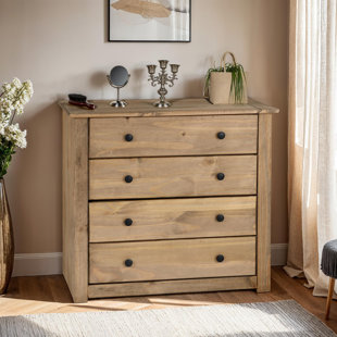 UNION RUSTIC Tetteh 4 Drawer 80Cm W Chest Of Drawers