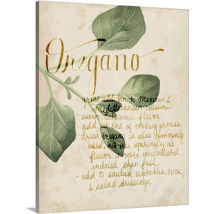 AUGUST GROVE® Herb Study " Herb Study III " by Grace Popp