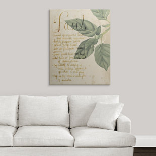 AUGUST GROVE® Herb Study " Herb Study I " by Grace Popp