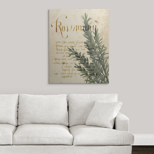 AUGUST GROVE® Herb Study " Herb Study IV " by Grace Popp