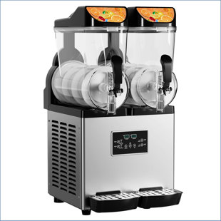 BABEVY Commercial Slushy Machine, 30l/8 Gal Frozen Drink Margarita Machine Smoothie Slushie Maker, Self-cleaning, Built-in Led, 900w Stainless Steel Slushy Machine For Homes, Coffee Shops, Restaurants