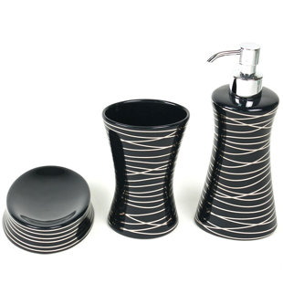 GEDY BY NAMEEKS Diva 3-Piece Bathroom Accessory Set