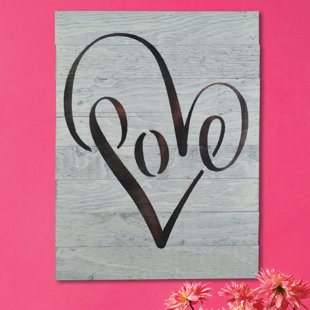 FIRESIDE HOME Love Wooden Wall Décor