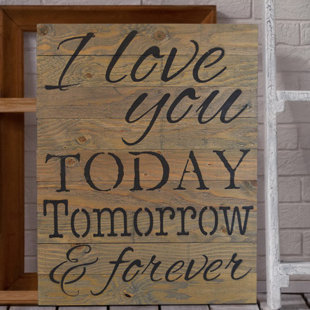FIRESIDE HOME Handmade Wood Text Wall Decor