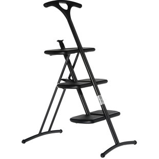 KARTELL 3-Step Steel Tiramisù Step Stool with 572 lb. Load Capacity