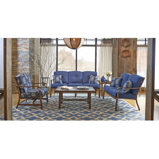 TRISHA YEARWOOD HOME COLLECTION 6 - Person Outdoor Seating Group with Sunbrella Cushions