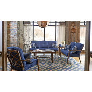 TRISHA YEARWOOD HOME COLLECTION 6 - Person Outdoor Seating Group with Sunbrella Cushions