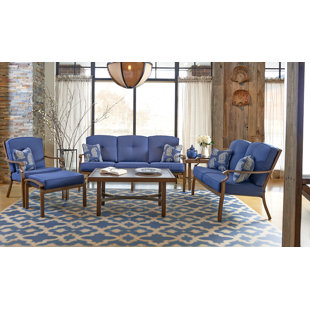 TRISHA YEARWOOD HOME COLLECTION 6 - Person Outdoor Seating Group with Sunbrella Cushions