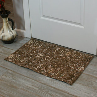 ESS ESS EXPORTS Festoon Handmade Flatweave Performance Brown Rug