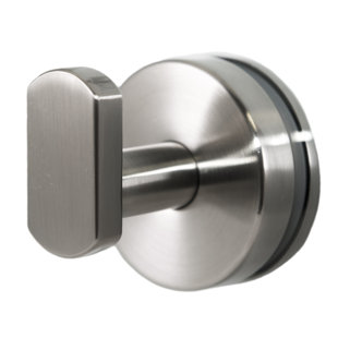 PREFERRED BATH ACCESSORIES Anello Glass Mounted Robe Hook
