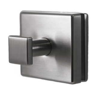 PREFERRED BATH ACCESSORIES Glass Mounted Robe Hook
