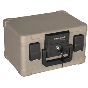 FIREKING SureSeal 1/2 Hour Fireproof and Waterproof Safe Box with Key Lock