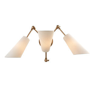 HUDSON VALLEY LIGHTING Buckingham Steel Armed Sconce