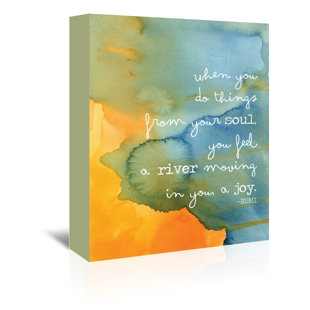 TRULE Bonar " Rumi Watercolor Soul River " by Amy Brinkman