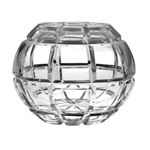 MAJESTIC CRYSTAL Blossom Crystal Table Vase