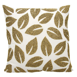 MINA VICTORY Micheal Amini Floral Cotton Throw Pillow