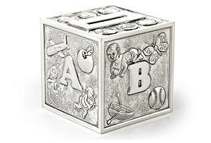 CORBELL SILVER COMPANY Geometric & Shapes Piggy Bank