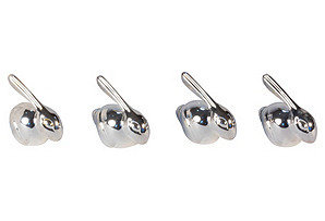 CORBELL SILVER COMPANY Bunny Place Card Holder (Set of 4)