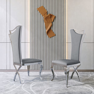 ROSDORF PARK Solid Back Side Chair Dining Chair (Set of 2)