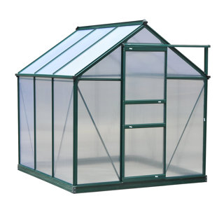 DAKOTA FIELDS Callison 2ft W x 2ft D Hobby Greenhouse