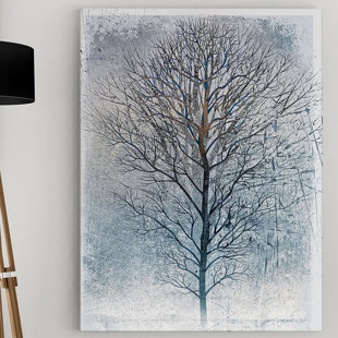 ORREN ELLIS Silver Tree II On Canvas by Mike Calascibetta Print