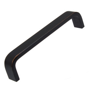 GLIDERITE HARDWARE 5-1/16" Center to Center Steel Rounded Corner Flat Cabinet Bar Pull