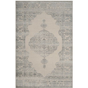 ONE ALLIUM WAY® Mathieu Handmade Hand-Knotted Beige/Gray Rug
