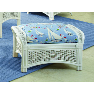 SPICE ISLANDS WICKER Regatta Upholstered Ottoman