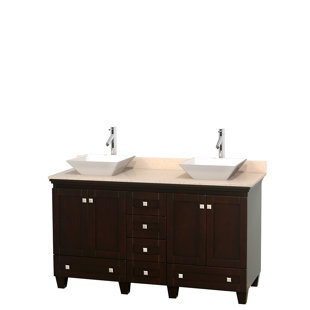 WYNDHAM COLLECTION Acclaim 60" Double Bathroom Vanity Set