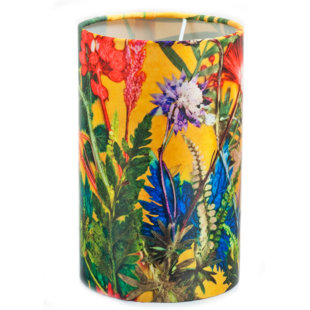 BAY ISLE HOME Soto 24cm H Fabric Drum Pendant Shade ( Screw On ) in Yellow/Green/Blue