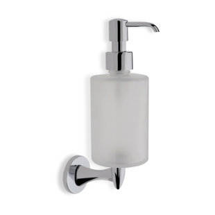 STILHAUS BY NAMEEKS Holiday Wall Mount Round Glass Soap Dispenser