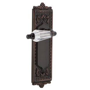 NOSTALGIC WAREHOUSE Egg & Dart Plate Privacy (Bed & Bath) with Parlour Lever