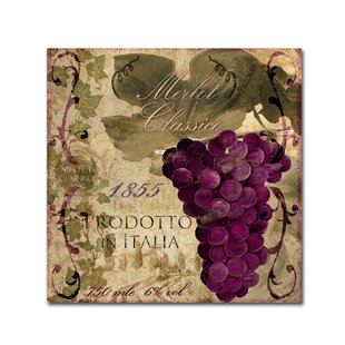 TRADEMARK FINE ART " Vino Italiano I " by Color Bakery