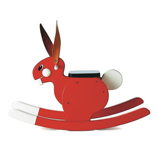PLAYSAM Rocking Rabbit in Red