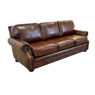 CANORA GREY Speroni 98'' Leather Sofa