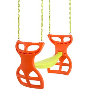 SWINGAN Glider Swing Seat - Two Kids Seater | Playground Sets & Accessories for Children | Fully Assembled