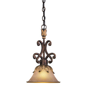 METROPOLITAN BY MINKA Zaragoza 1-Light Single Bell Pendant