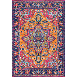 BOHOLIVING Teppich Paloma in Lila