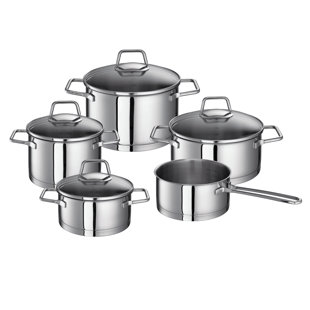 SCHULTE UFER Wega 9 - Piece Stainless Steel Cookware Set