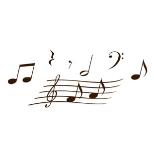 FIRESIDE HOME Musical Wall Decal