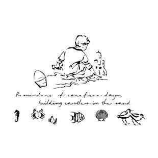 FIRESIDE HOME Seaside Wall Decal