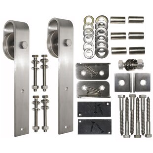 ACORN Square End Rolling Standard Single Barn Door Hardware Kit